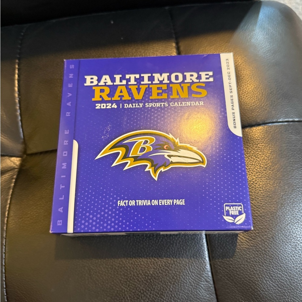 Baltimore Ravens 2024 Daily Sports Calendar - Purple